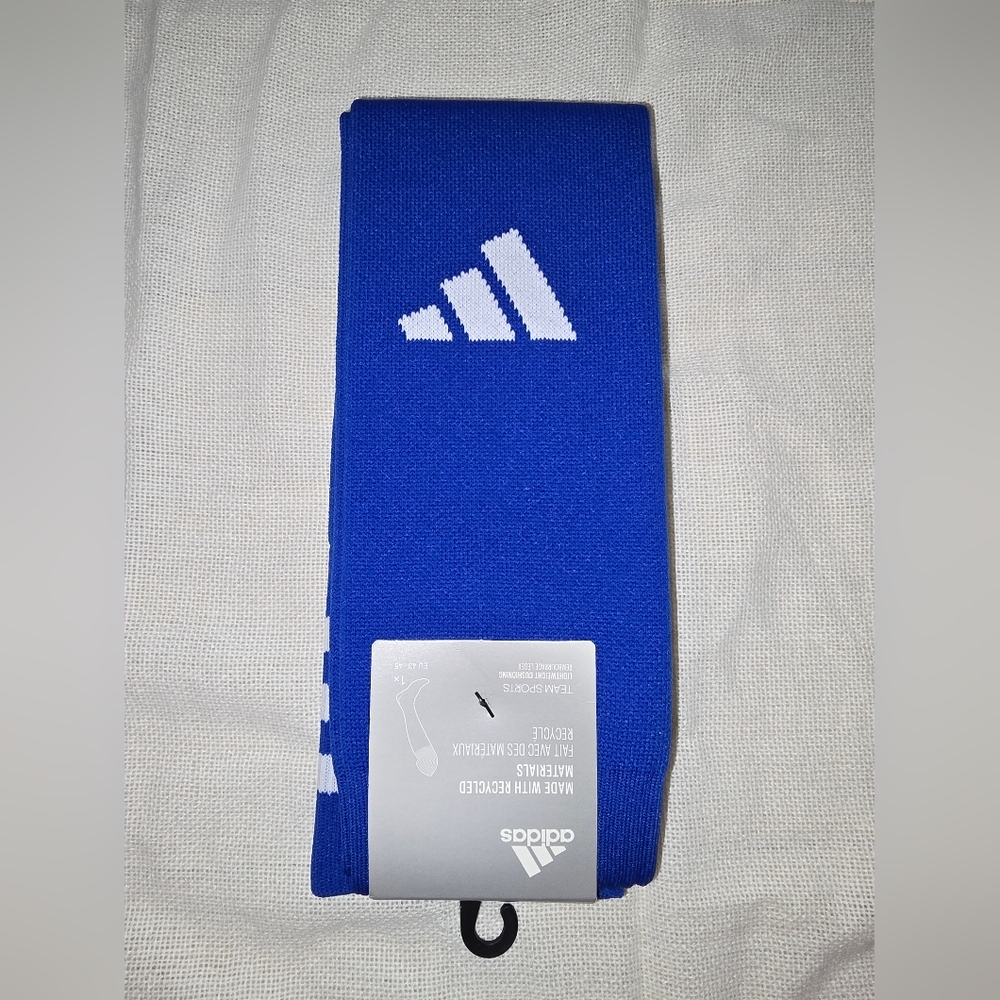 Adidas Blue Athletic Crew Socks